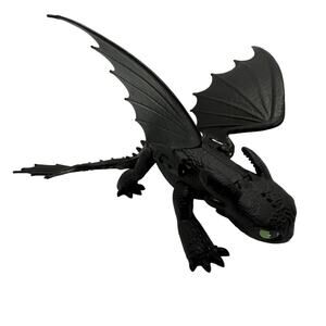 How To Train Your Dragon Action Figures Lot Toothless Night Fury Httyd Toy